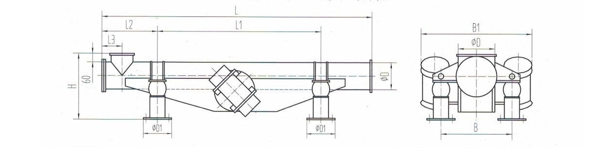 SZG振動輸送機安裝簡圖 SZG振動輸送機安裝簡圖-河南振江機械